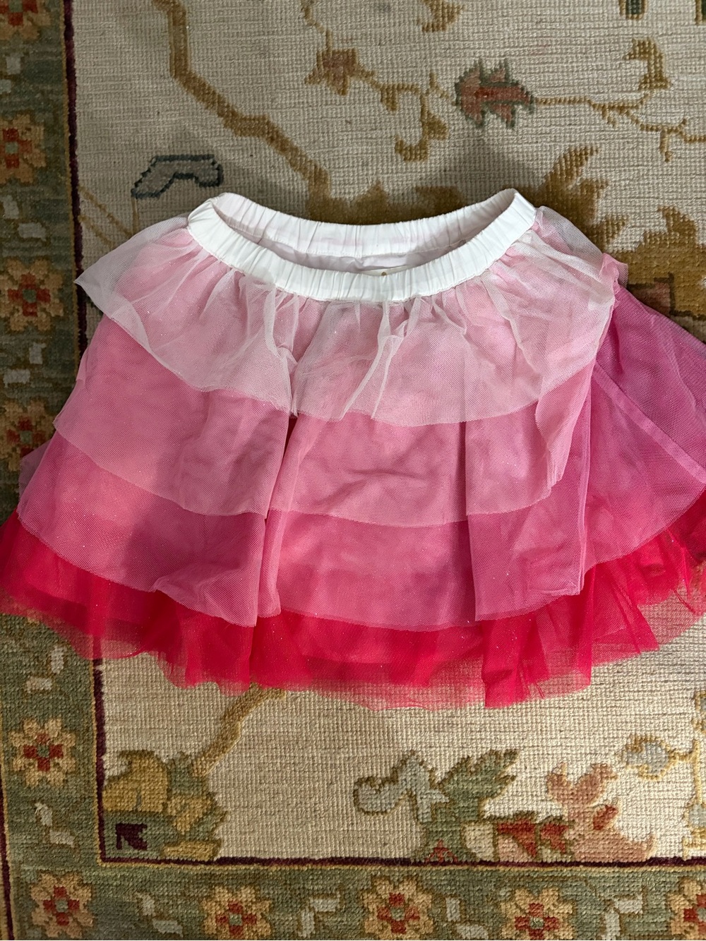 Kate Spade New York Girls Pink Ombré Tulle Skirt Size 5Y 110